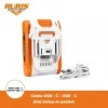 Ruris Acumulator ALFA UP 2400e, 20V, 4 Ah, incarcare USB-C Ruris Acumulator ALFA UP 2400e, 20V, 4 Ah, incarcare USB-C