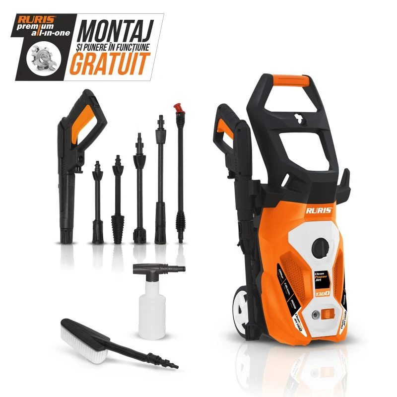 Spalator cu presiune RURIS CleanPowerJet 1300 Spalator cu presiune RURIS CleanPowerJet 1300
