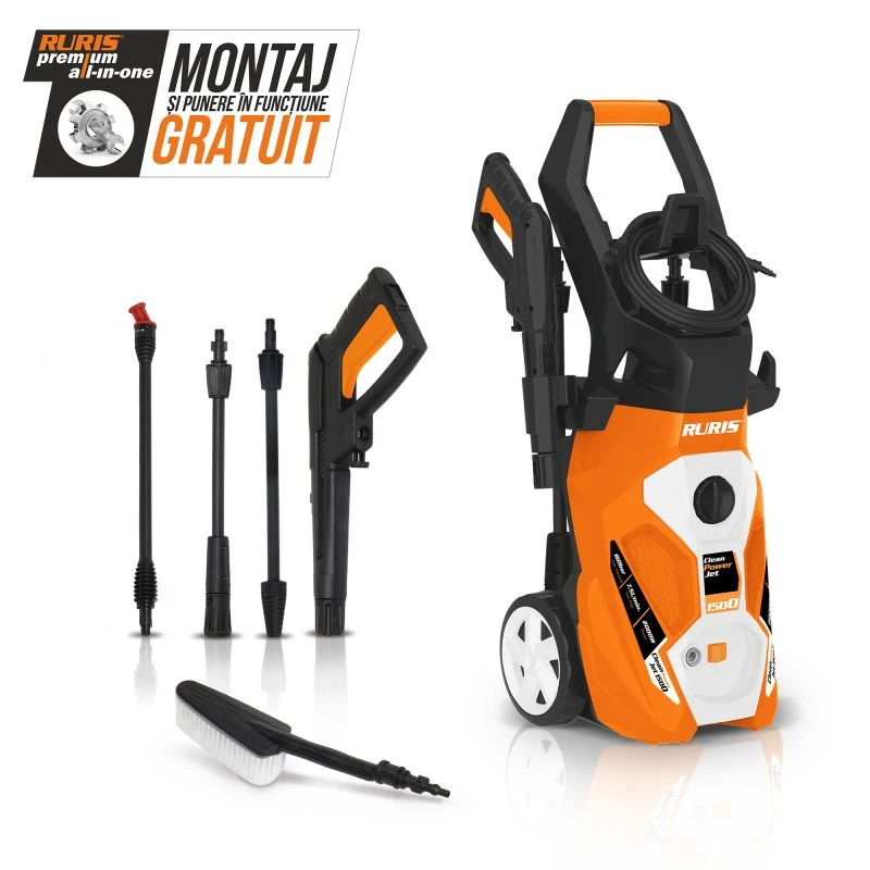 Spalator cu presiune RURIS CleanPowerJet 1500 Spalator cu presiune RURIS CleanPowerJet 1500