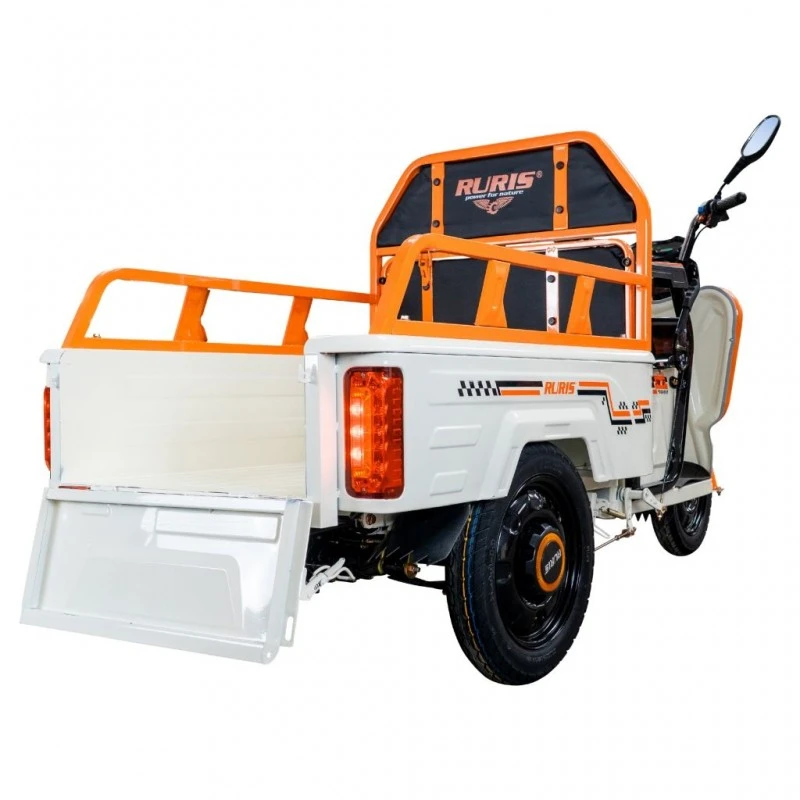 Triciclu Electric Cargo RURIS Pilot 3110A – Motor 2000W, Baterie 72V 32Ah, Autonomie 80 km, Sarcina 300 kg, Max. 25 km/h, ALB Triciclu Electric Cargo RURIS Pilot 3110A – Motor 2000W, Baterie 72V 32Ah, Autonomie 80 km, Sarcina 300 kg, Max. 25 km/h, ALB