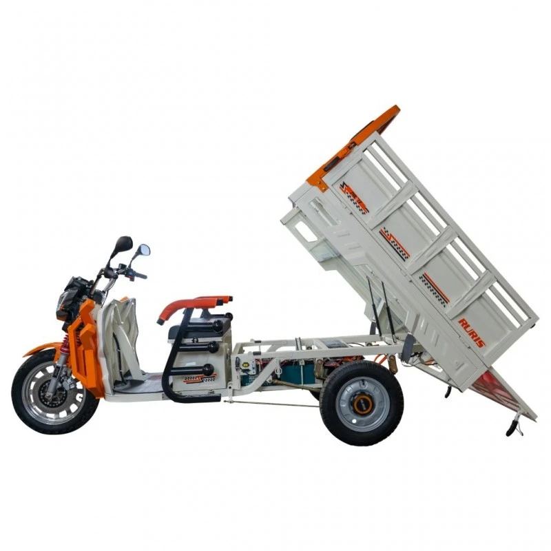 Triciclu electric cargo RURIS Pilot 3130A, Motor 3600W, Baterie 72V 58Ah, Autonomie 80 km, Capacitate 603 kg, Frana Fata Disc / Spate Tambur, Display LCD Extra-Large, Alb Triciclu electric cargo RURIS Pilot 3130A, Motor 3600W, Baterie 72V 58Ah, Autonomie 80 km, Capacitate 603 kg, Frana Fata Disc / Spate Tambur, Display LCD Extra-Large, Alb
