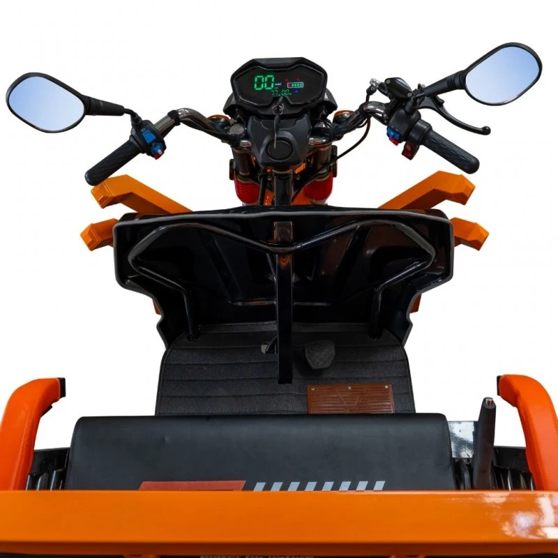 Triciclu electric cargo RURIS Pilot 3130N, Motor 3600W, Baterie 72V 58Ah, Autonomie 80 km, Capacitate 603 kg, Frana Fata Disc / Spate Tambur, Negru Triciclu electric cargo RURIS Pilot 3130N, Motor 3600W, Baterie 72V 58Ah, Autonomie 80 km, Capacitate 603 kg, Frana Fata Disc / Spate Tambur, Negru