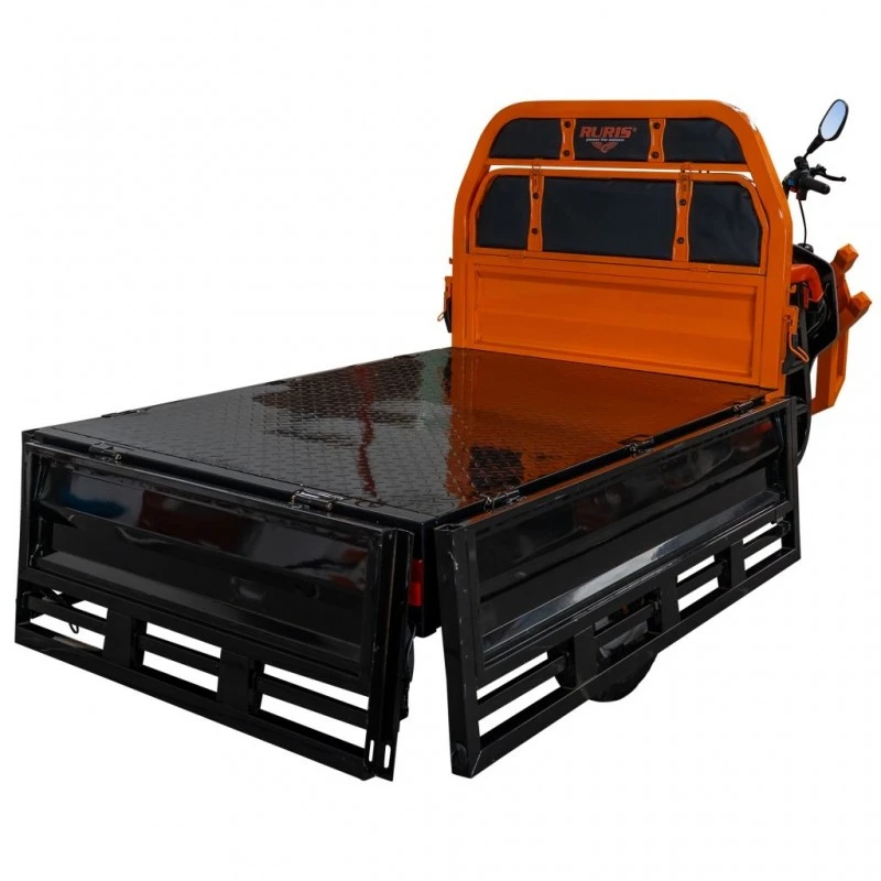 Triciclu electric cargo RURIS Pilot 3130N, Motor 3600W, Baterie 72V 58Ah, Autonomie 80 km, Capacitate 603 kg, Frana Fata Disc / Spate Tambur, Negru Triciclu electric cargo RURIS Pilot 3130N, Motor 3600W, Baterie 72V 58Ah, Autonomie 80 km, Capacitate 603 kg, Frana Fata Disc / Spate Tambur, Negru