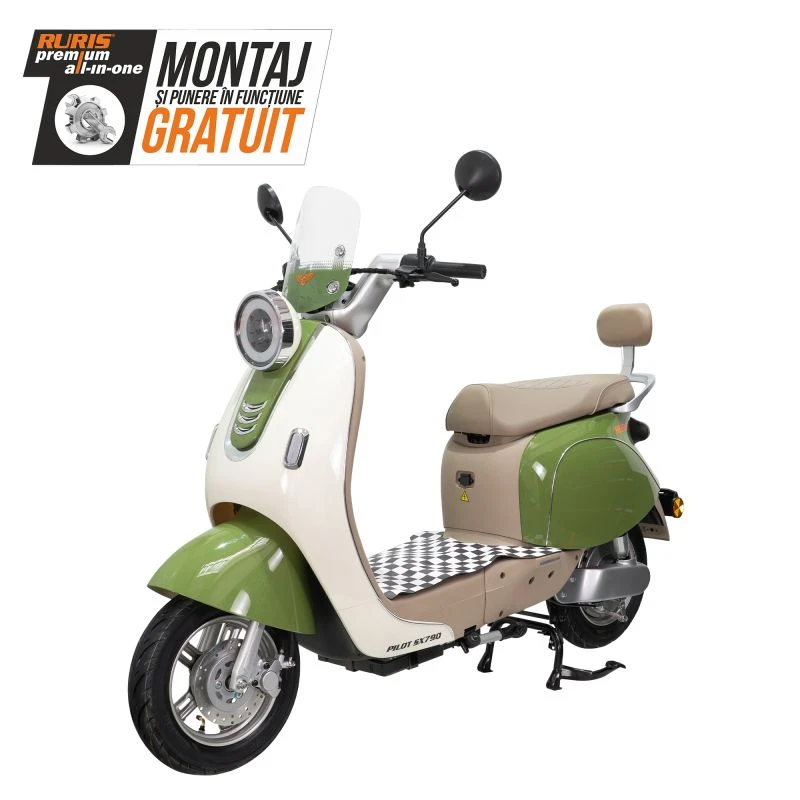 Scuter Electric RURIS Pilot SX790 Verde Bamboo Scuter Electric RURIS Pilot SX790 Verde Bamboo