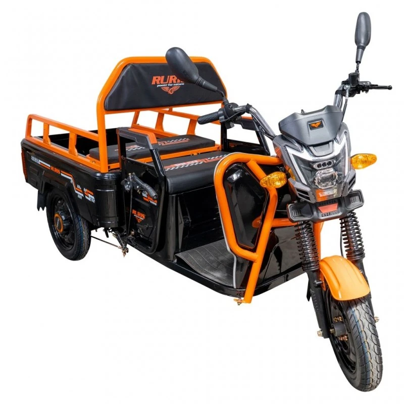 Triciclu Electric Cargo RURIS Pilot 3110N – Motor 2000W, Baterie 72V 32Ah, Autonomie 80 km, Sarcina 300 kg, Max. 25 km/h, Negru Triciclu Electric Cargo RURIS Pilot 3110N – Motor 2000W, Baterie 72V 32Ah, Autonomie 80 km, Sarcina 300 kg, Max. 25 km/h, Negru