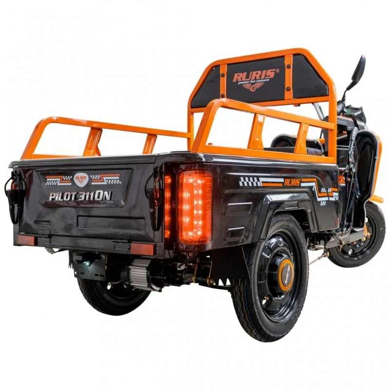 Triciclu Electric Cargo RURIS Pilot 3110N – Motor 2000W, Baterie 72V 32Ah, Autonomie 80 km, Sarcina 300 kg, Max. 25 km/h, Negru Triciclu Electric Cargo RURIS Pilot 3110N – Motor 2000W, Baterie 72V 32Ah, Autonomie 80 km, Sarcina 300 kg, Max. 25 km/h, Negru
