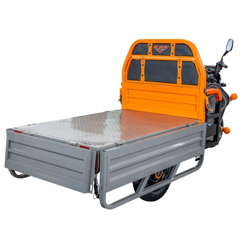 Triciclu Electric Cargo RURIS Pilot 3120G, 2000W, 72V 45Ah, Autonomie 70 km, Gri, viteza maxima de 25 km/h, conform reglementarilor UE, fara permis, gri Triciclu Electric Cargo RURIS Pilot 3120G, 2000W, 72V 45Ah, Autonomie 70 km, Gri, viteza maxima de 25 km/h, conform reglementarilor UE, fara permis, gri