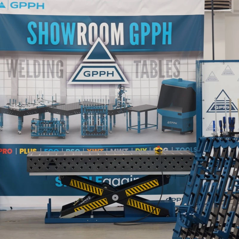 Masa de sudura GPPH XWT PRO, ridicare hidraulica