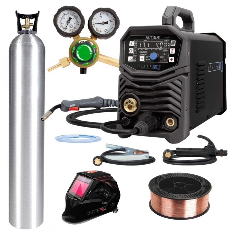 Spartus EasyMIG 210LED - 200A, Aparat de sudura MIG MAG 220V Spartus EasyMIG 210LED - 200A, Aparat de sudura MIG MAG 220V