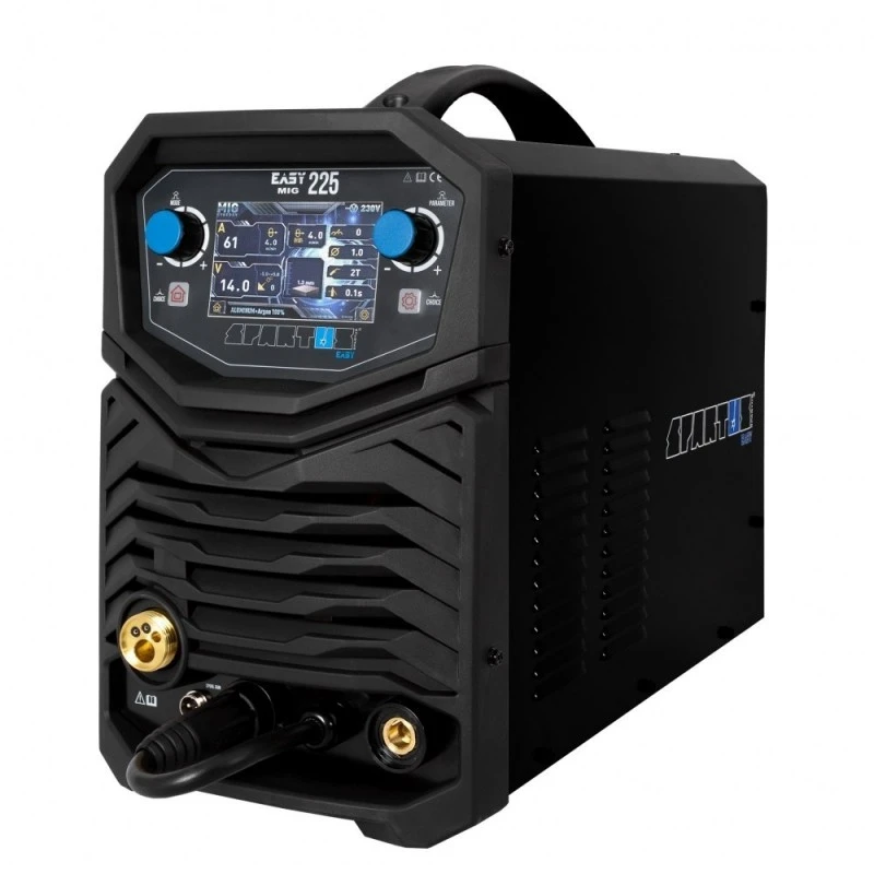 Spartus EasyMIG 225 LCD - 220A, Aparat de sudura MIG MAG 220V Rola 15Kg Spartus EasyMIG 225 LCD - 220A, Aparat de sudura MIG MAG 220V Rola 15Kg
