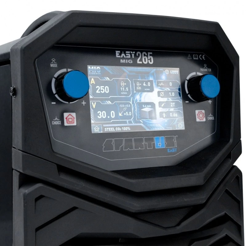 Spartus EasyMIG 265 - 250A, Aparat de sudura MIG MAG 400V Rola 15Kg