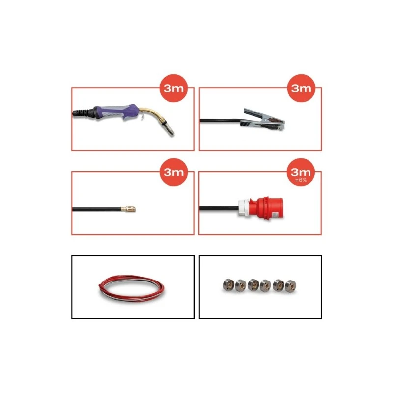 Spartus XPRO350 DP - 350A, Aparat de sudura MIG MAG Pulsat, 400V Rola 15Kg Spartus XPRO350 DP - 350A, Aparat de sudura MIG MAG Pulsat, 400V Rola 15Kg