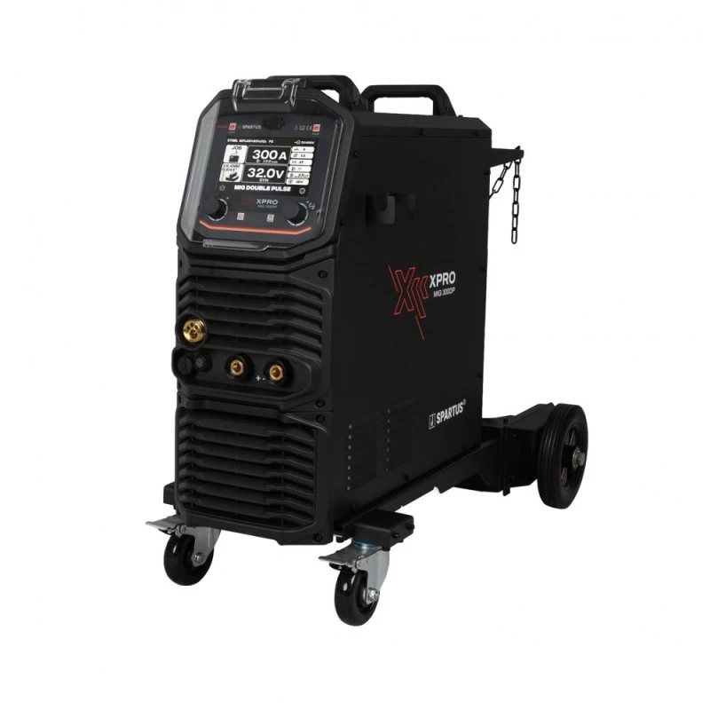 Spartus XPRO350 DP - 350A, Aparat de sudura MIG MAG Pulsat, 400V Rola 15Kg Spartus XPRO350 DP - 350A, Aparat de sudura MIG MAG Pulsat, 400V Rola 15Kg
