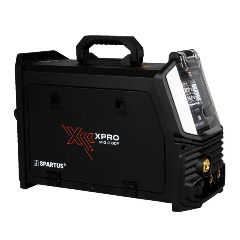 Spartus XPRO 200 DUAL PULSE - 200A, Aparat de sudura MIG MAG 220V Rola 5Kg Spartus XPRO 200 DUAL PULSE - 200A, Aparat de sudura MIG MAG 220V Rola 5Kg