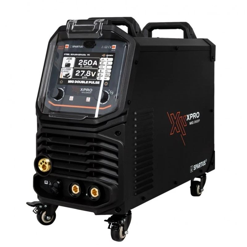 Spartus XPRO 260 DUAL PULSE - 250A, Aparat de sudura MIG MAG 220V, cap. rola 15Kg Spartus XPRO 260 DUAL PULSE - 250A, Aparat de sudura MIG MAG 220V, cap. rola 15Kg