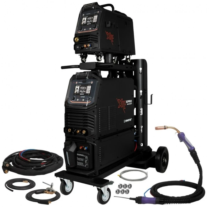 Spartus XPro MIG 500 DUAL PULSE  - Aparat de sudura MIG MAG, PULS si DUBLU PULS, 500A 400V Rola 15Kg