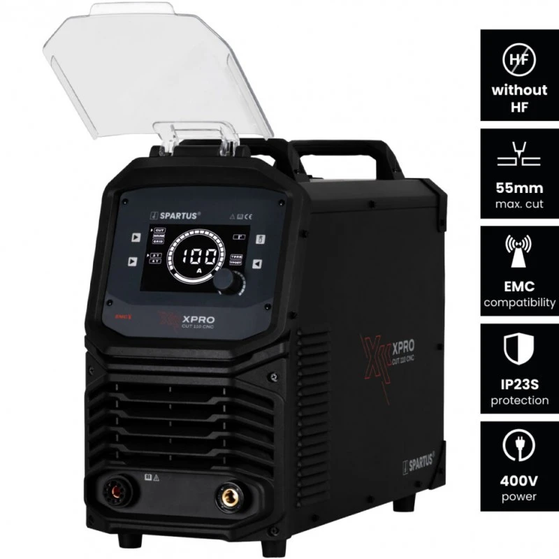 SPARTUS® XPro CUT 110CNC - aparat debitare plasama 100A 380V, max. 55mm