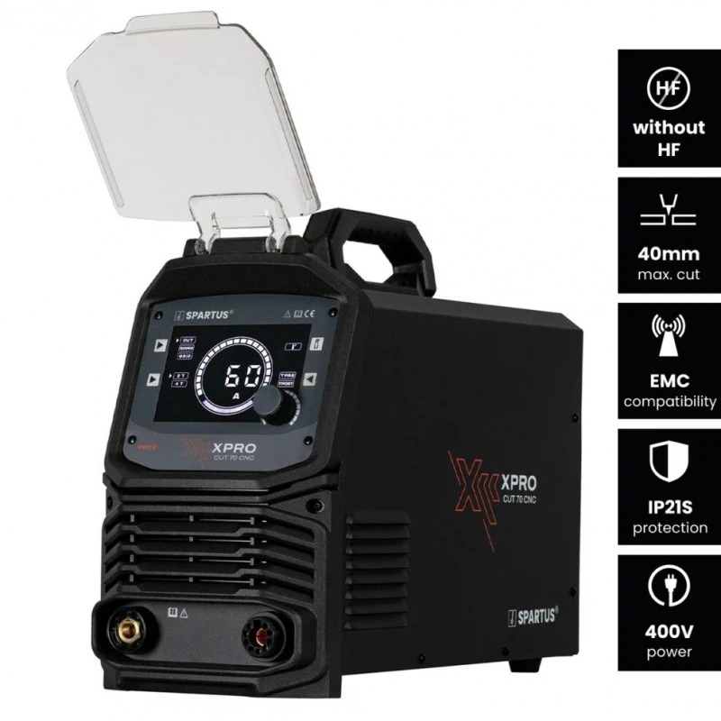 SPARTUS® XPro CUT 70CNC - aparat debitare plasama 60A 380V, max. 40mm