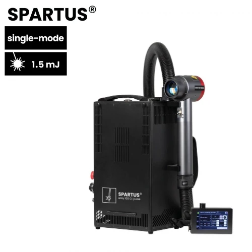 Aparat de curățat cu laser cu pulsuri mini Easy 100CL tip rucsac