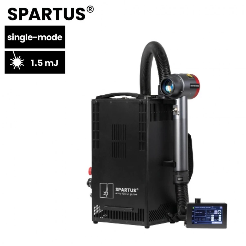 Aparat de curățat cu laser cu pulsuri mini Easy 100CL tip rucsac