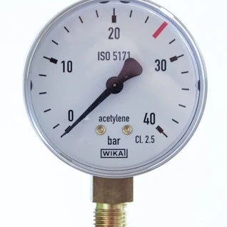 Manometru Acetilena 40/20 bar 63mm