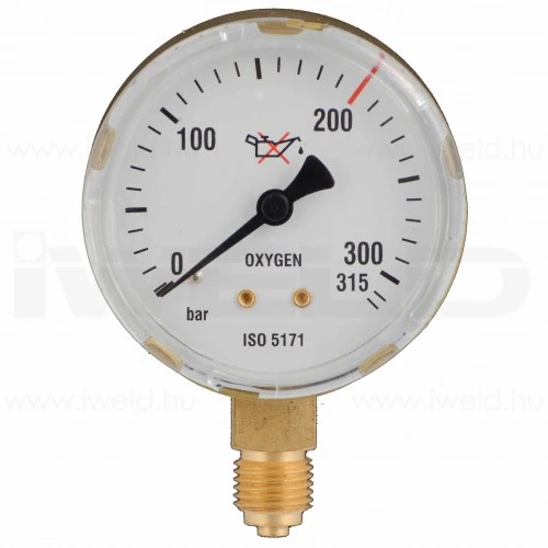 Manometru Oxigen 200 bar 63mm Manometru Oxigen 200 bar 63mm
