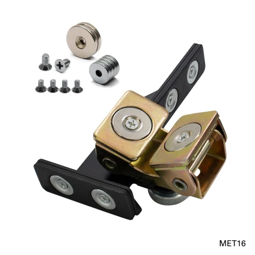 Suport magnetic sudura, Strong Hand, MET16 MagTab 2.0, magneti schimb MRP8 inclusi, forta 44 lb, pad V magnetic reglabil