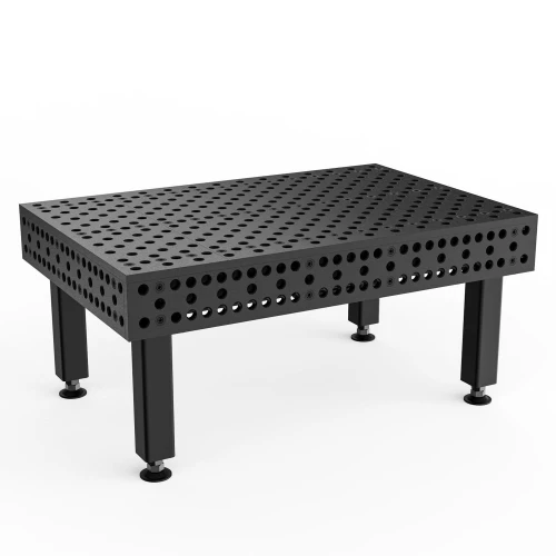 Masa sudura profesionala, Strong Hand, T28-1510XQ-A2, 1500 x 1000 mm, blat nitrurat, picioare fixe 500 mm