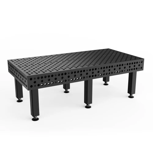 Masa sudura profesionala, Strong Hand, T28-2010XQ-A2, 2000 x 1000 mm, blat nitrurat, picioare fixe 500 mm