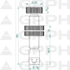Bolt prindere montaj rapid UNI, GPPH, 16_A_001, 16 mm