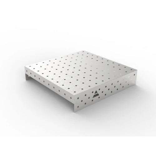 Capac inox masa sudura, GPPH, 16_100x100_NZSN_100x100, 1000x1000 mm, orificii 16 mm, retea 100x100, otel inoxidabil 1 mm