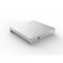 Capac inox masa sudura, GPPH, 16_100x100_NZSN_100x100, 1000x1000 mm, orificii 16 mm, retea 100x100, otel inoxidabil 1 mm