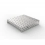 Capac inox masa sudura, GPPH, 28_100x100_NZSN_100x100, 1000x1000 mm, orificii 28 mm, retea 100x100, otel inoxidabil 1 mm