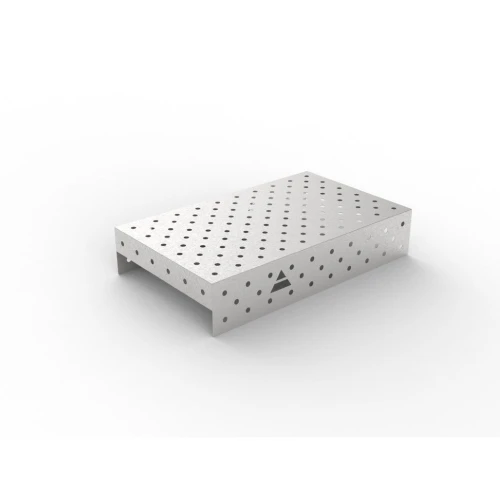 Capac inox masa sudura, GPPH, 16_DIAG_NZSN_100x60, 1000x600 mm, orificii 16 mm, retea diagonala, otel inoxidabil 1 mm