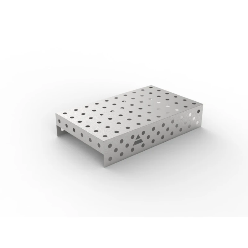 Capac inox masa sudura, GPPH, 1000x600 mm, orificii 28 mm, retea 100x100