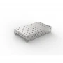 Capac inox masa sudura, GPPH, 28_100x100_NZSN_100x60, 1000x600 mm, orificii 28 mm, retea 100x100, otel inoxidabil 1 mm