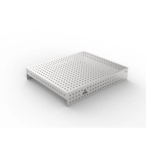 Capac inox masa sudura, GPPH, 16_50x50_NZSN_120x100, 1200x1000 mm, orificii 16 mm, retea 50x50, otel inoxidabil 1 mm