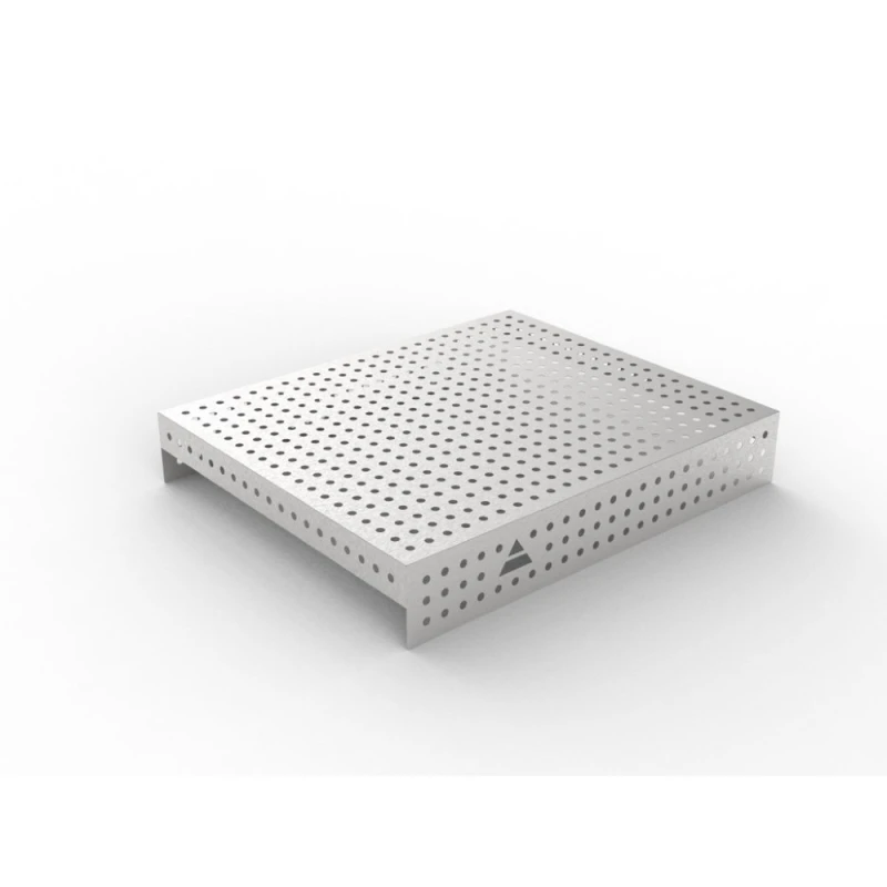 Capac inox masa sudura, GPPH, 1200x1000 mm, orificii 16 mm, retea 50x50