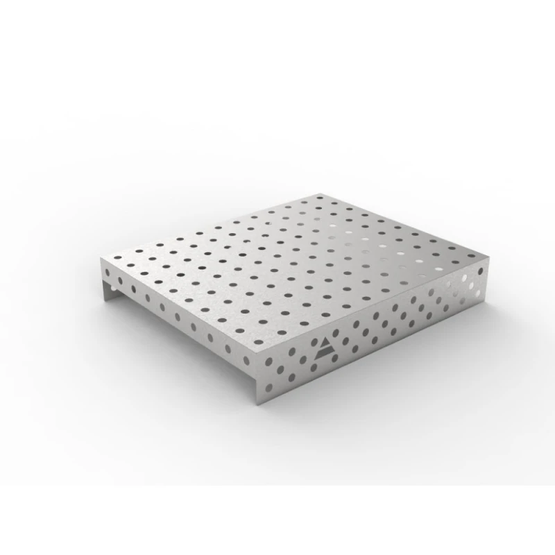 Capac inox masa sudura, GPPH, 1200x1000 mm, orificii 28 mm, retea 100x100