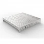 Capac inox masa sudura, GPPH, 16_50x50_NZSN_120x120, 1200x1200 mm, orificii 16 mm, retea 50x50, otel inoxidabil 1 mm