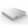 Capac inox masa sudura, GPPH, 16_DIAG_NZSN_120x120, 1200x1200 mm, orificii 16 mm, retea diagonala, otel inoxidabil 1 mm