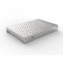 Capac inox masa sudura, GPPH, 28_100x100_NZSN_150x100, 1500x1000 mm, orificii 28 mm, retea 100x100, otel inoxidabil 1 mm