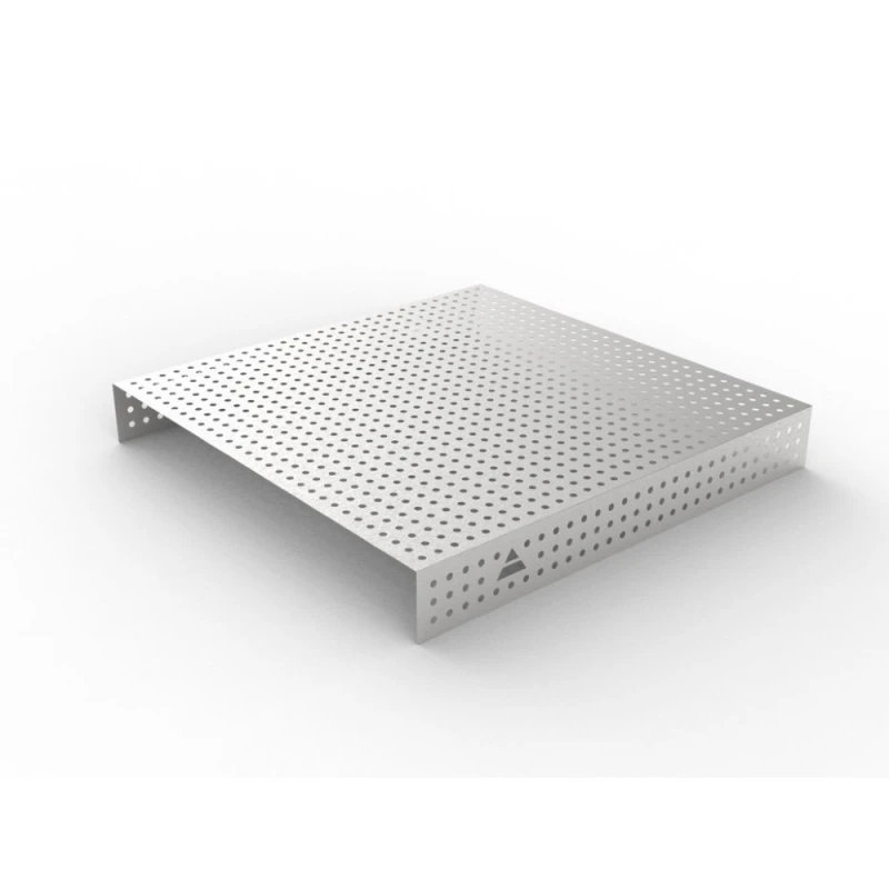 Capac inox masa sudura, GPPH, 1500x1480 mm, orificii 16 mm, retea 50x50