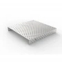 Capac inox masa sudura, GPPH, 28_DIAG_NZSN_150x148, 1500x1480 mm, orificii 28 mm, retea diagonala, otel inoxidabil 1 mm