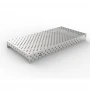 Capac inox masa sudura, GPPH, 28_DIAG_NZSN_200x100, 2000x1000 mm, orificii 28 mm, retea diagonala, otel inoxidabil 1 mm