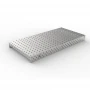 Capac inox masa sudura, GPPH, 28_100x100_NZSN_240x120, 2400x1200 mm, orificii 28 mm, retea 100x100, otel inoxidabil 1 mm