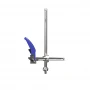 Clema fixare cu parghie si brat reglabil masa sudura, GPPH, 16_C_004, sistem orificii 16 mm, deschidere 370 mm