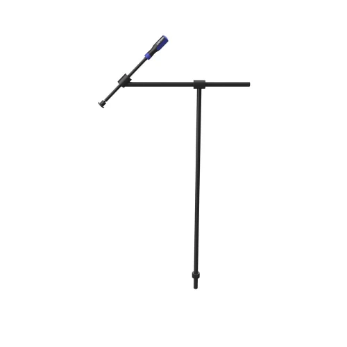 Clema teava unghiulara 45 grade masa sudura, GPPH, 16_CP_008, sistem orificii 16 mm, H 800 mm, L 445 mm