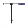 Clema teava dreapta 90 grade masa sudura, GPPH, 16_CP_003, sistem orificii 16 mm, H 330 mm, L 175 mm
