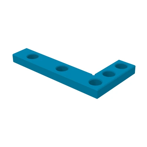 Coltar plat masa sudura 275x150 mm, GPPH, EXPERT 28_F_006_EXPERT, sistem orificii 28 mm, grosime 25 mm